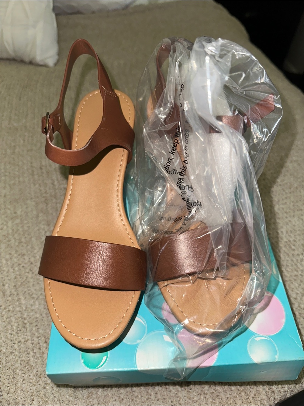 SODA Chivas-S Sandal in Tan NWT - Picture 7 of 9